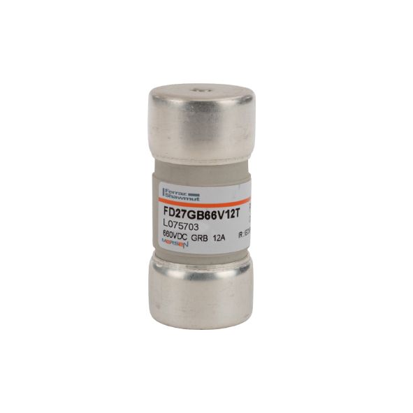 L075703 - Cylindrical fuse-link gR (gRB) 660VDC 27x60, 12A with striker